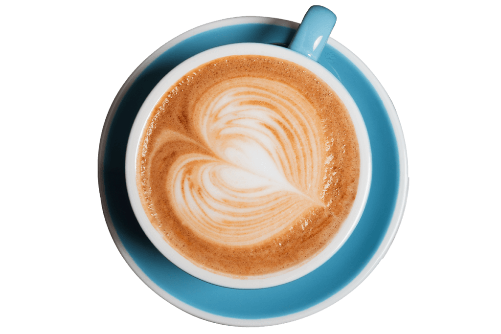 Taza de café en cafetería adquirida por los expertos de CLV